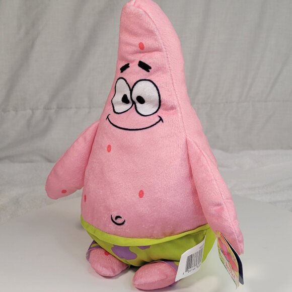 BRAND NEW W/TAGS 12" PATRICK STAR SPONGEBOB NICKELODEON TOY STUFFED PLUSH NWT!!! - Picture 2 of 8